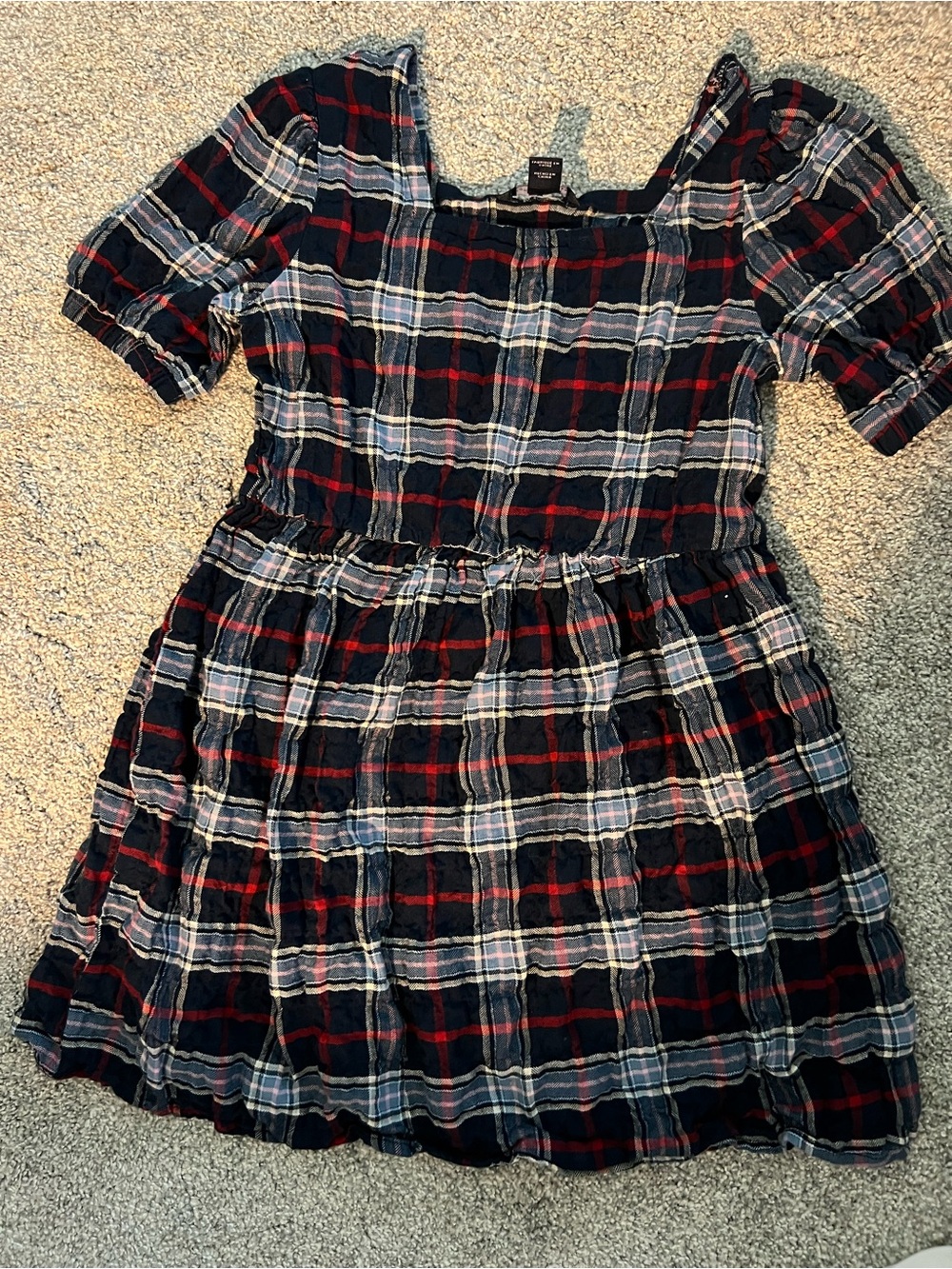 Girls Tommy Hilfiger Puff-Sleeve Dress